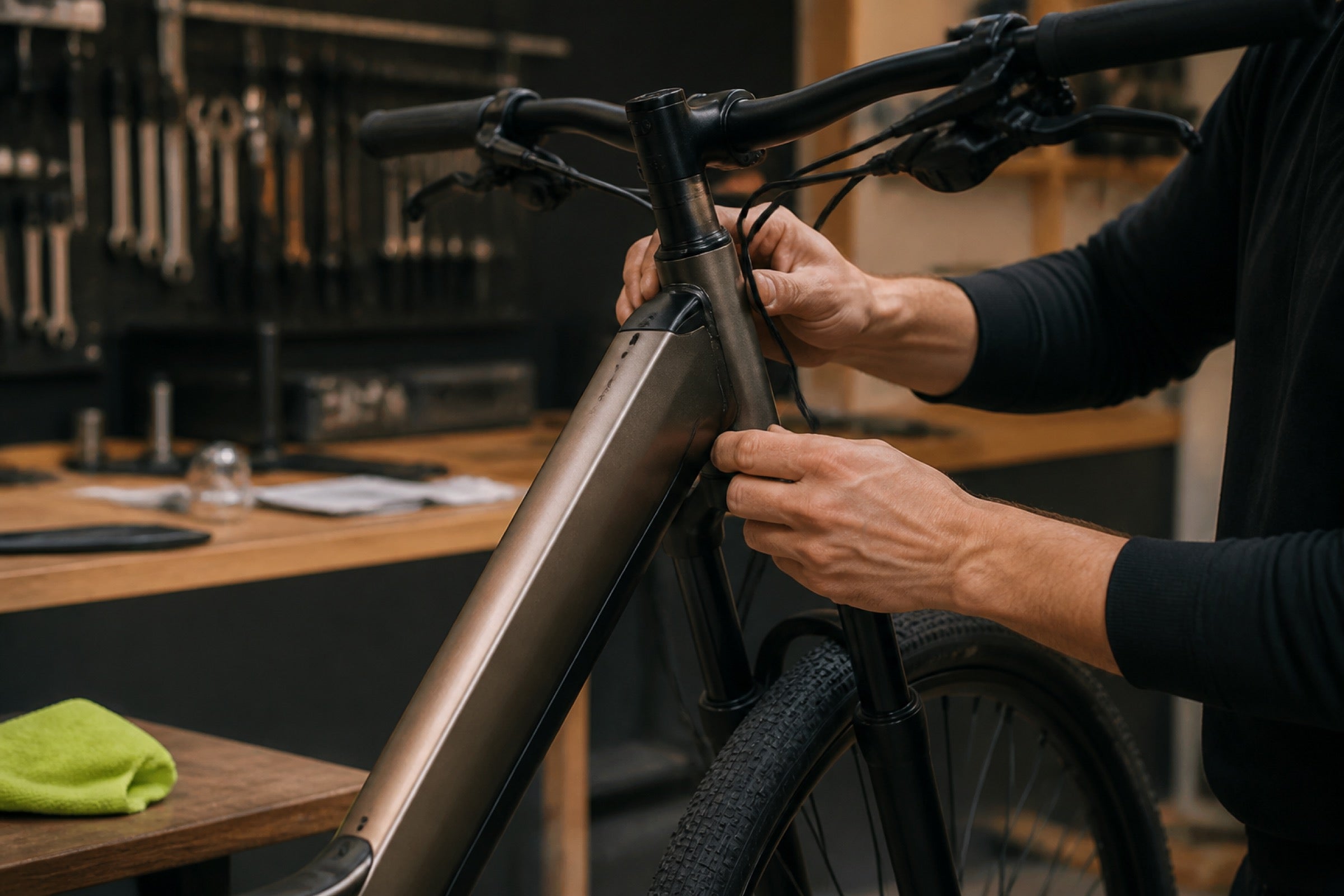 Preparazione di una e-bike